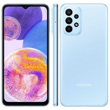 Celular Samsung Galaxy A23 Azul 128GB, 4GB RAM, Tela Infinita 6.6", Câmera Traseira Quádrupla, Bateria de 5000mAh e Processador Snapdragon 680